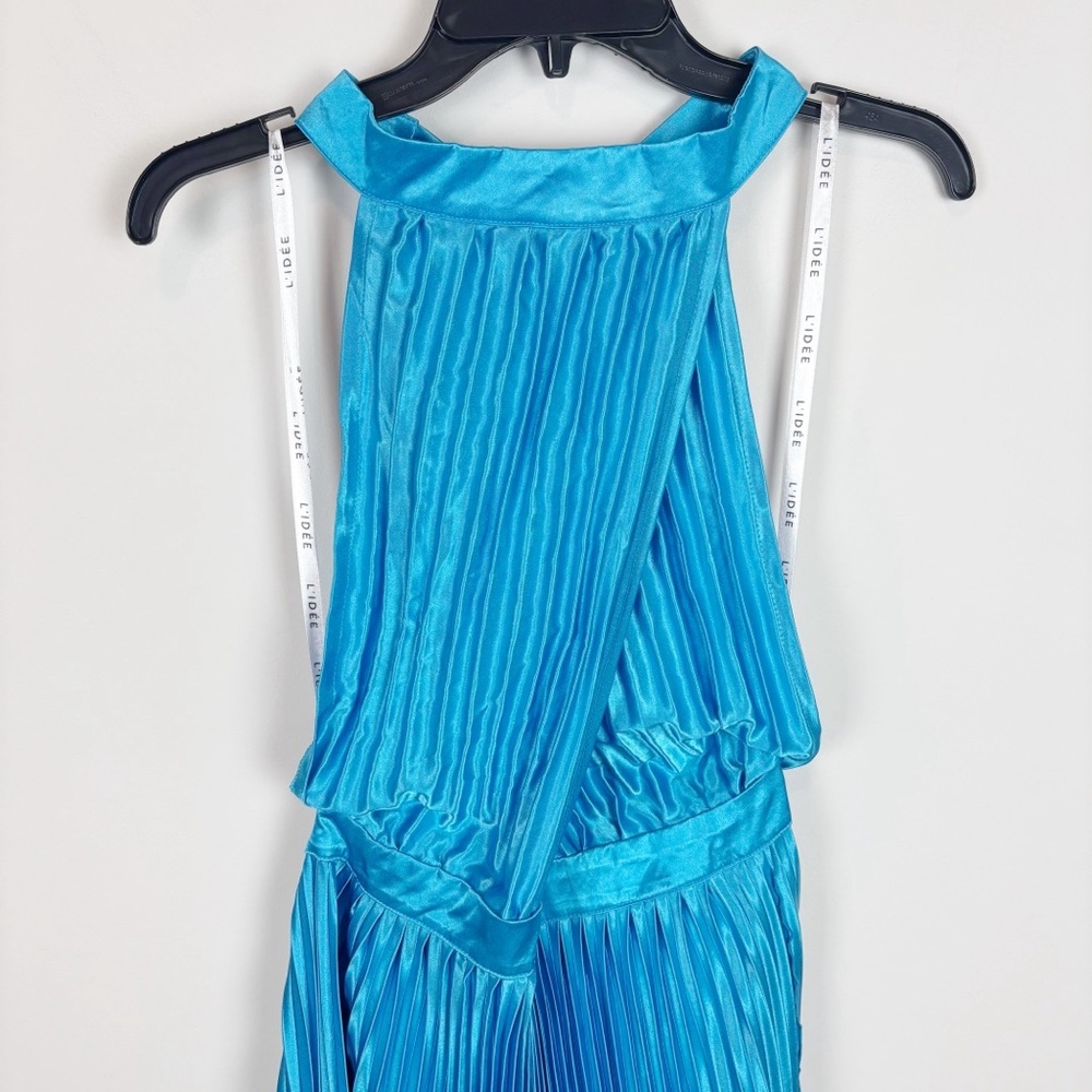 L’IDEE Renaissance Split Gown in Cloud Blue Size 12 - Picture 4 of 12